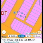 Bán đất Thanh Sơn C Bà Rịa 114m² 2 tỷ 299 triệu - Ảnh thu nhỏ 1
