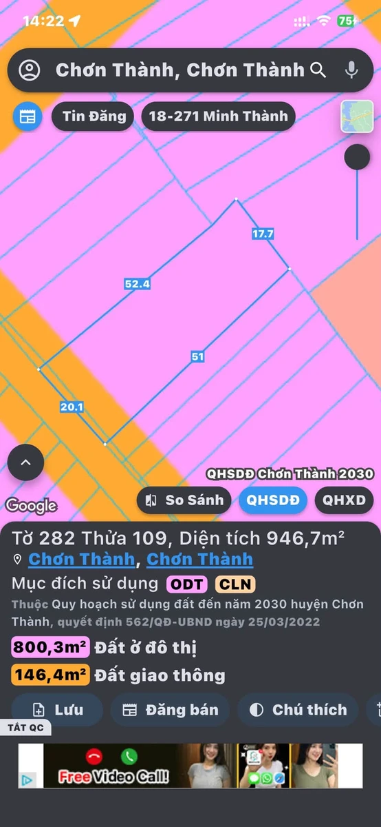 Bán đất thổ cư Đường 6 gần Becamex, Bình Dương - Ảnh thu nhỏ 3