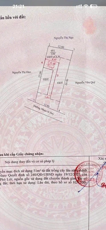 Bán đất 339m2 có 8 phòng trọ gần Đại học Thủ Dầu Một, Phú Hòa, giá 7,9 tỷ