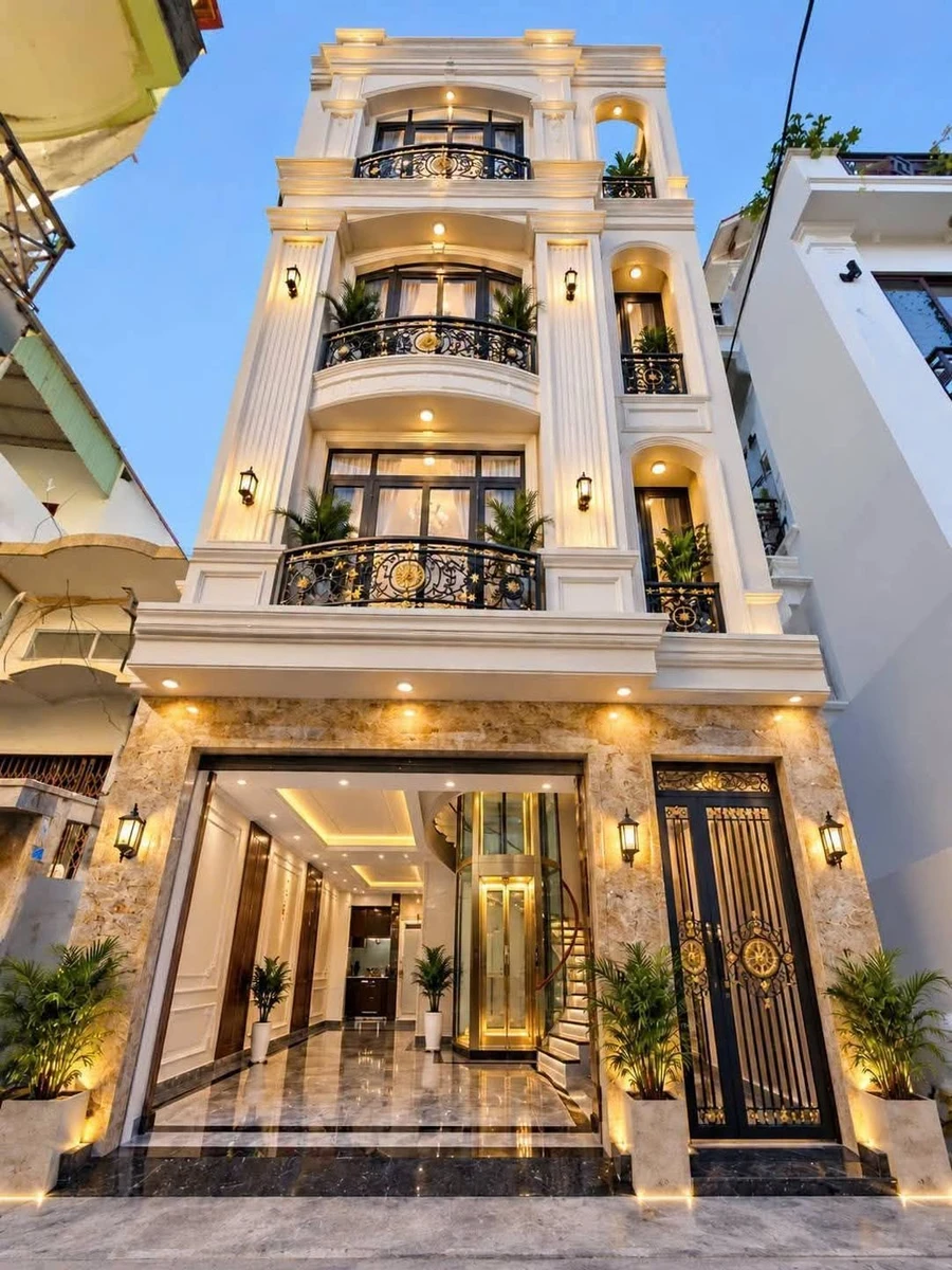 Bán nhà 4 tầng thang máy 55m² Lê Chân 7 tỷ - Ảnh 1
