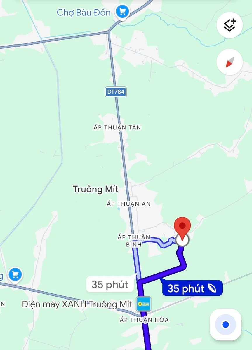 Bán đất Truông Mít Tây Ninh 1.309m² giá 1 tỷ 850 triệu - Ảnh thu nhỏ 5