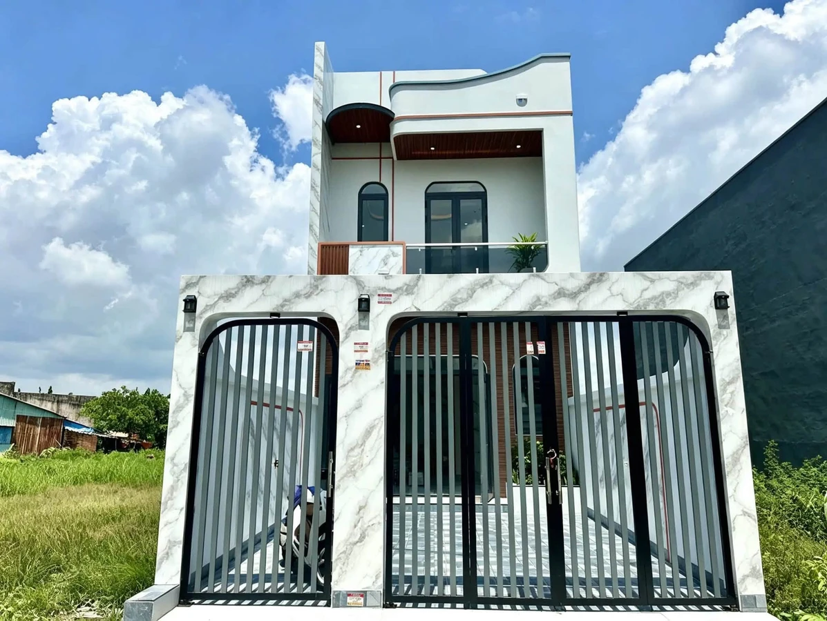 Bán nhà 1 trệt 1 lầu 110m2 mặt tiền đường nhựa 5m tại Phước Lý, Cần Giuộc - Ảnh thu nhỏ 2