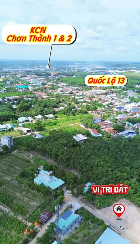 Bán đất Tô Hiến Thành Chơn Thành 100m² giá 499 triệu
