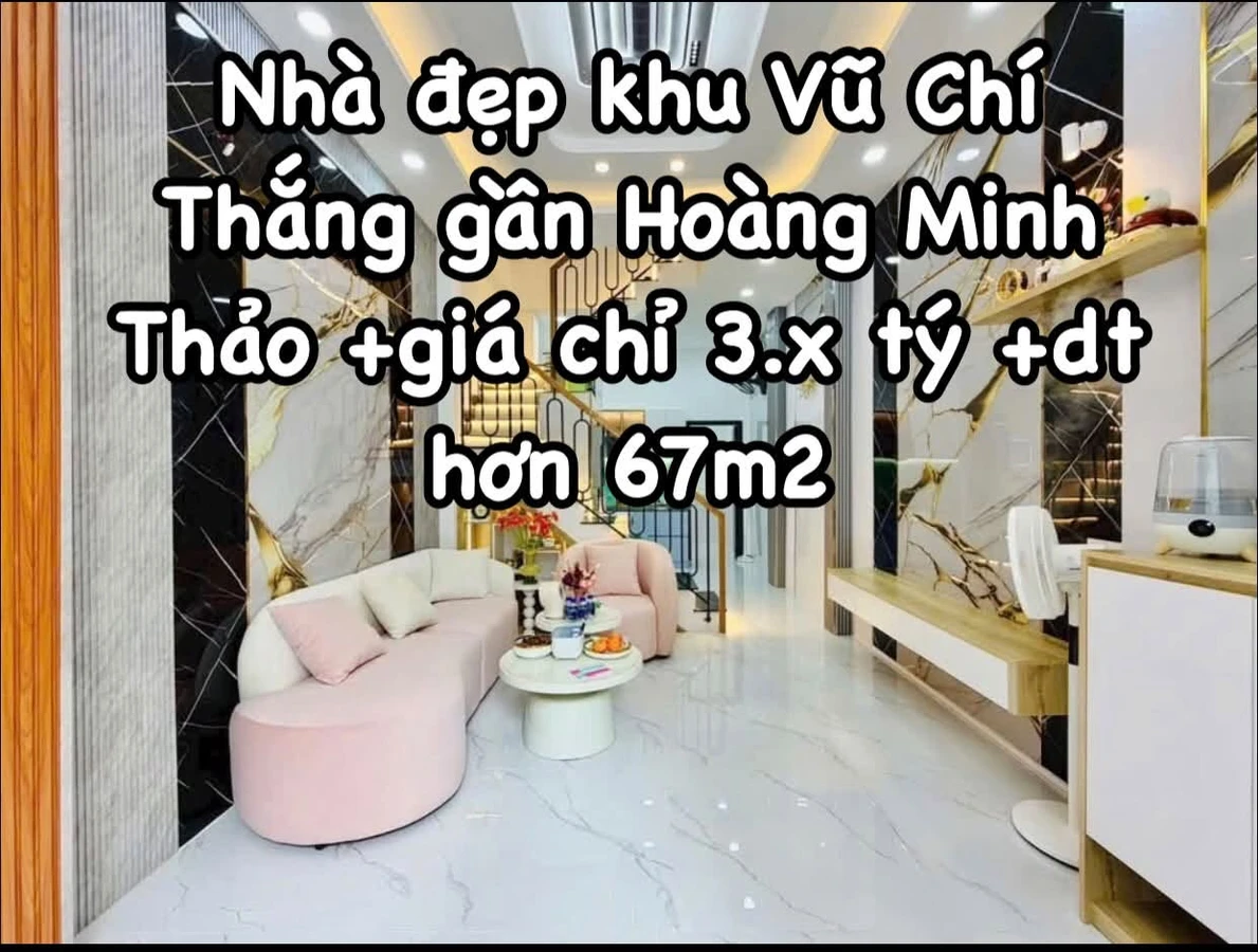 Bán nhà 67m2 3 tầng Vũ Chí Thắng, Quận 7 giá 3 tỷ - Ảnh 1