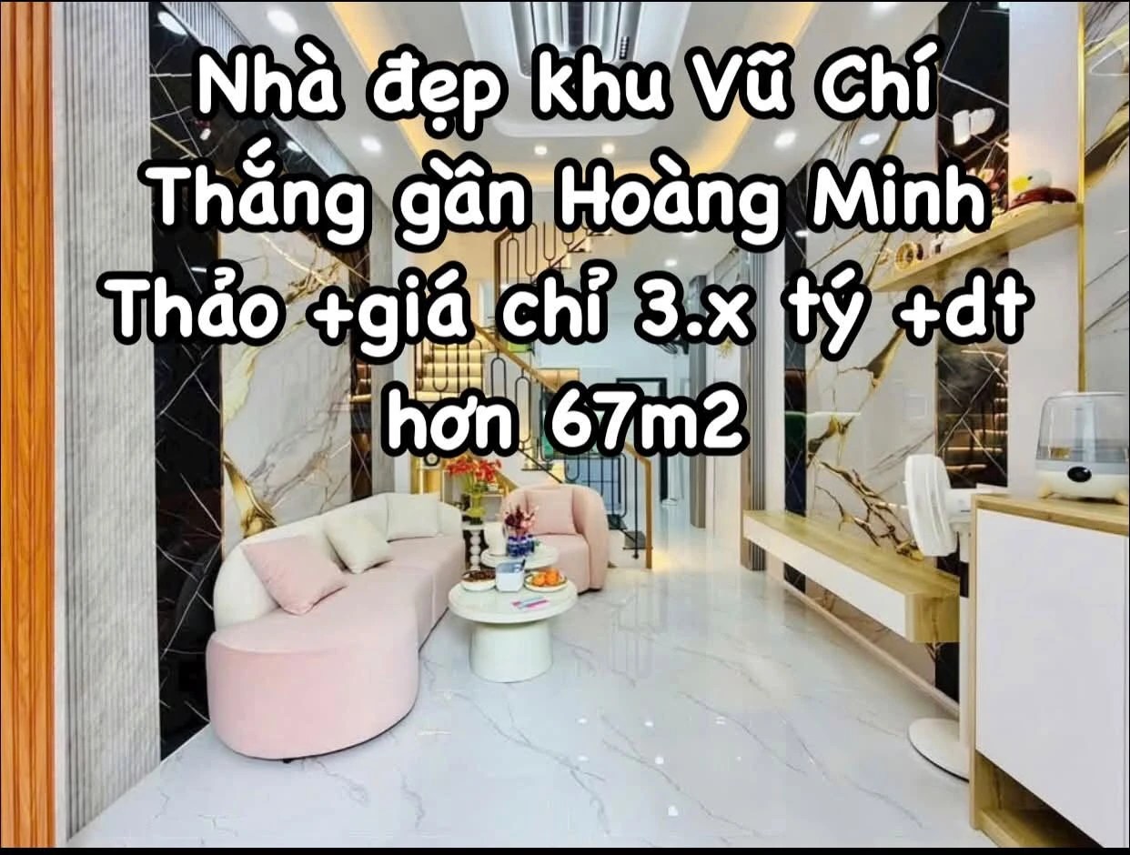 Bán nhà 67m2 3 tầng Vũ Chí Thắng, Quận 7 giá 3 tỷ - Ảnh 1
