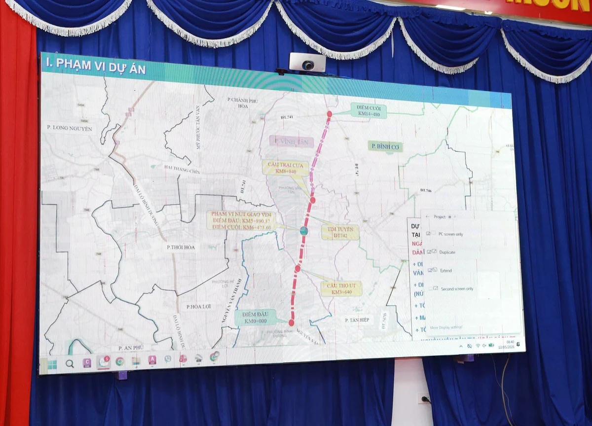 Bán 8.000m² đất mặt tiền ĐT742 Vĩnh Tân Bình Dương - Ảnh thu nhỏ 2