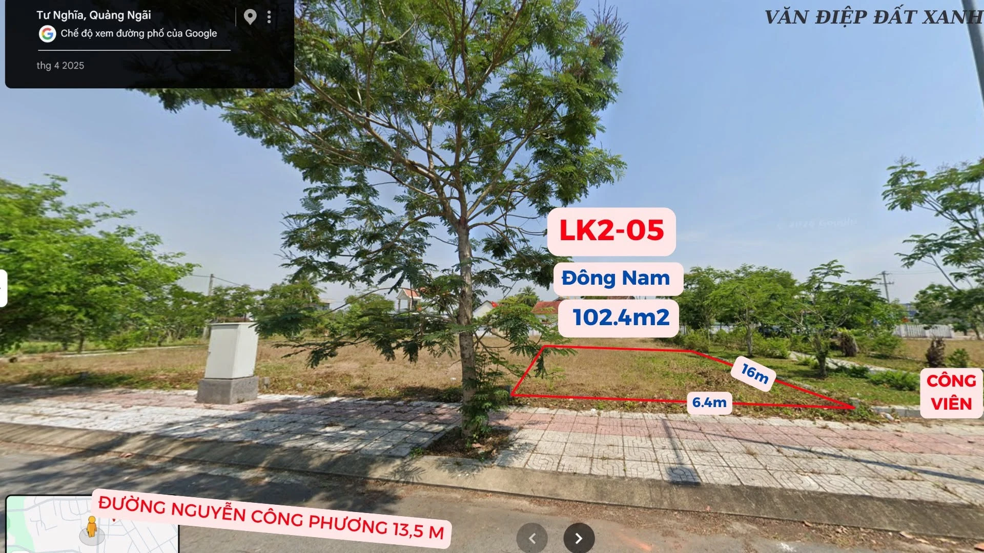 Bán đất nền 105m² mặt tiền 7m An Điền Phát, Quảng Ngãi 1,4 tỷ - Ảnh 1
