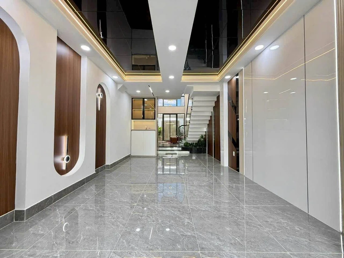 Bán nhà phố 4 tầng full nội thất 4x15m, 4PN, hẻm xe hơi, Thạnh Xuân, Quận 12 - Ảnh thu nhỏ 3