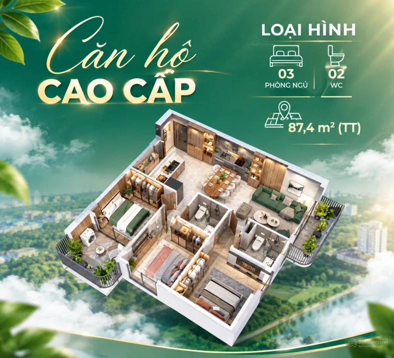 Bán căn góc Eco Palace Buôn Ma Thuột view thành phố, ngắm pháo hoa - Ảnh thu nhỏ 2