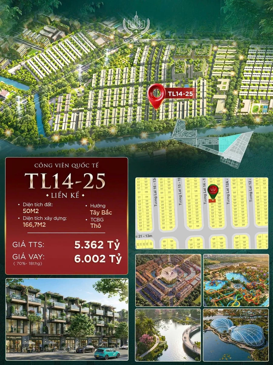 Bán nhà liền kề góc 50m2 phân khu Global Park, giá 5,362 tỷ - Ảnh 1