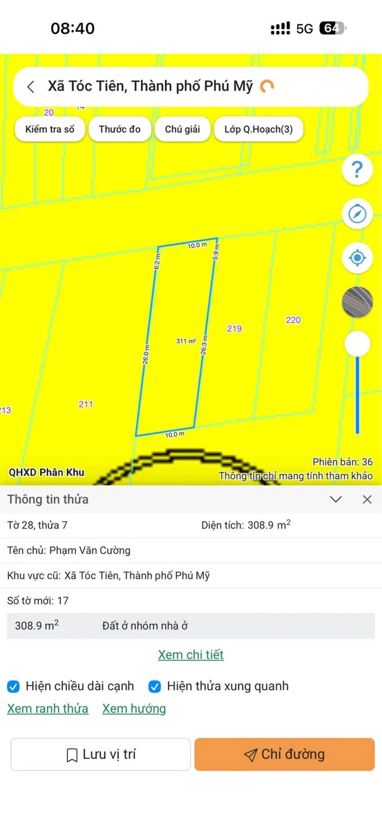 Bán đất Tóc Tiên Cần Giờ 320m² giá 1,9 tỷ - Ảnh thu nhỏ 2