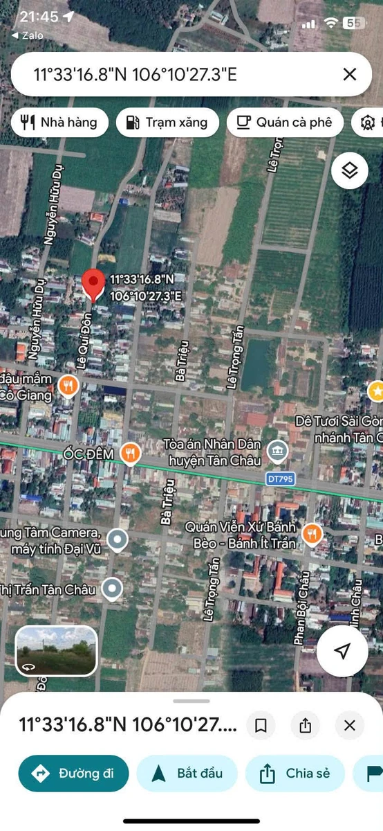 Bán đất 100m² Tân Châu Tây Ninh 770 triệu - Ảnh thu nhỏ 3
