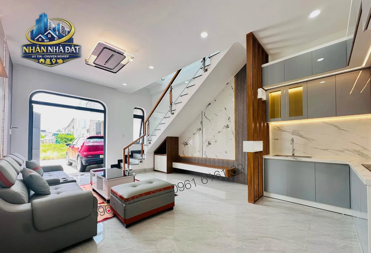 Bán nhà mới mặt tiền DX057 Phú Mỹ, 60m², 1 trệt 1 lầu 3PN, sân ô tô, giá 3,65 tỷ - Ảnh thu nhỏ 5
