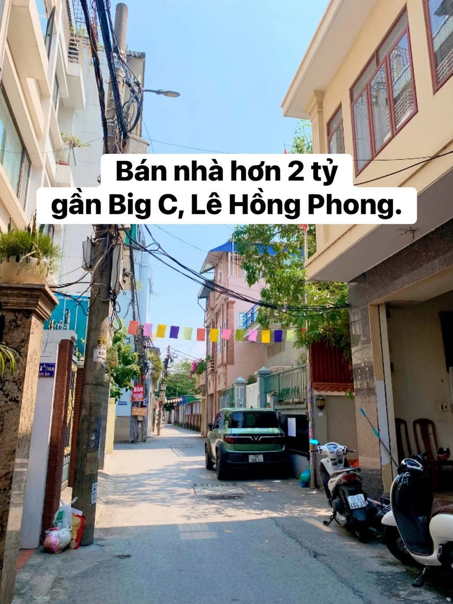 Bán nhà 3 tầng 3PN 52,8m² gần Lê Hồng Phong hơn 2 tỷ - Ảnh 1