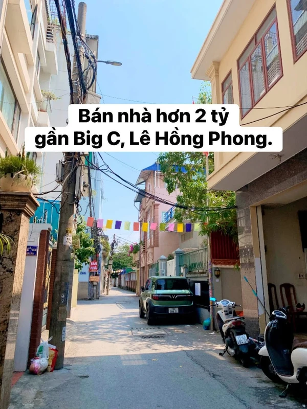 Bán nhà 3 tầng 3PN 52,8m² gần Lê Hồng Phong hơn 2 tỷ