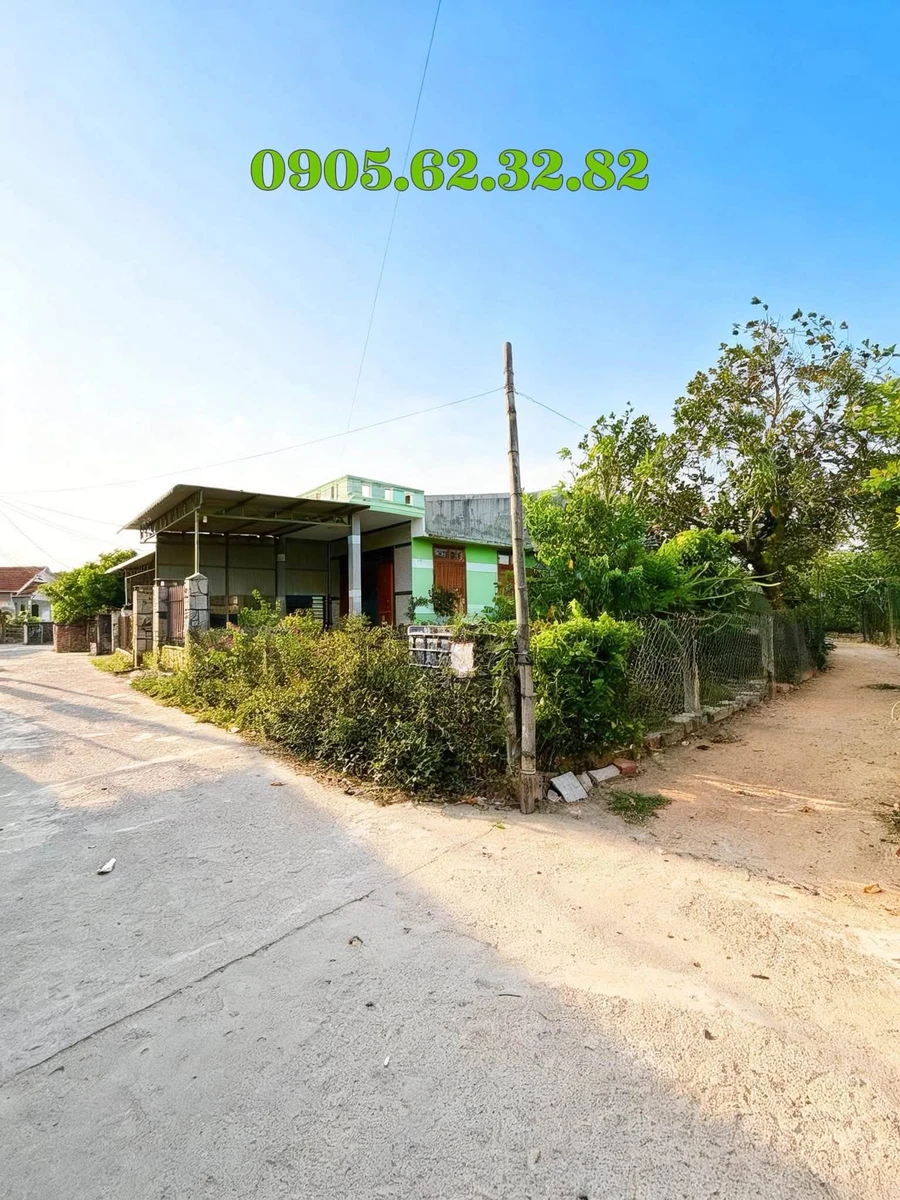 Bán gấp lô góc 2 mặt kiệt 153.7m2 tại KCN Phước An, Tuy Phước - Ảnh 1