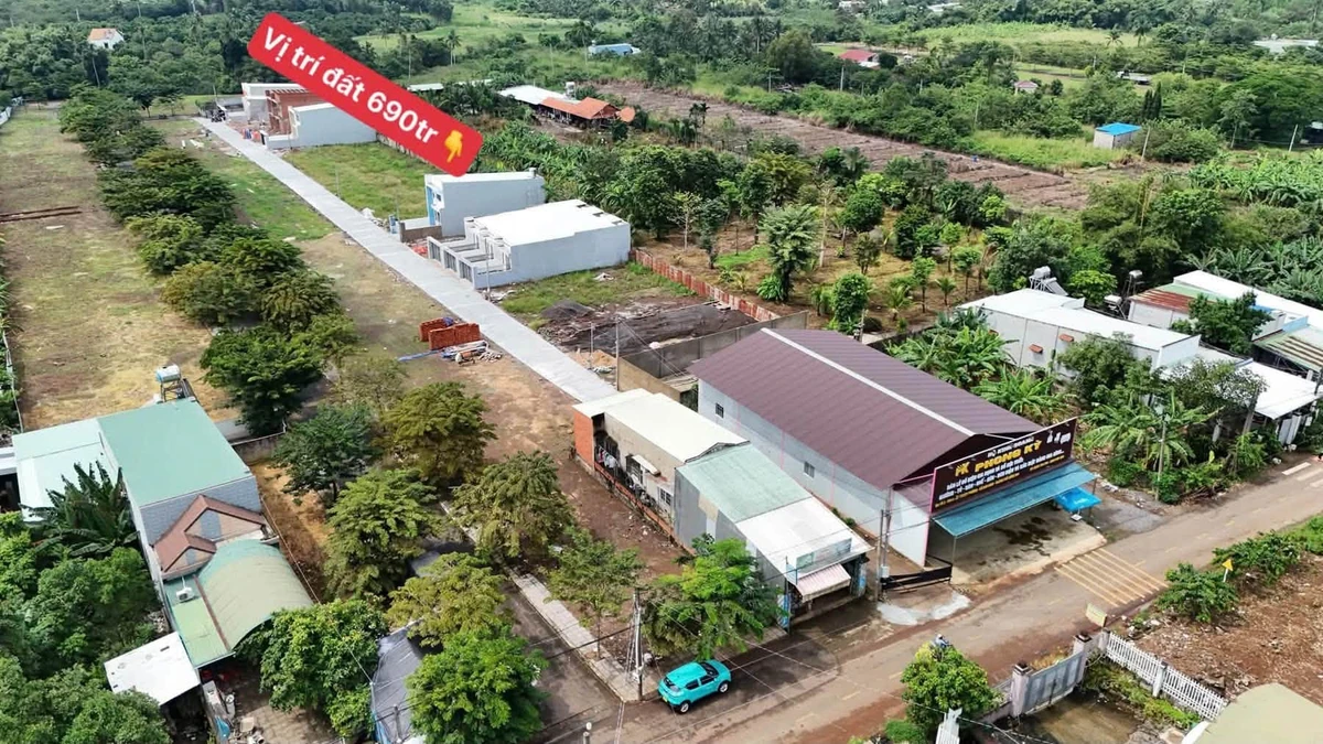 Bán đất sổ riêng full thổ cư Sông Thao 110m² giá 600 triệu - Ảnh thu nhỏ 2