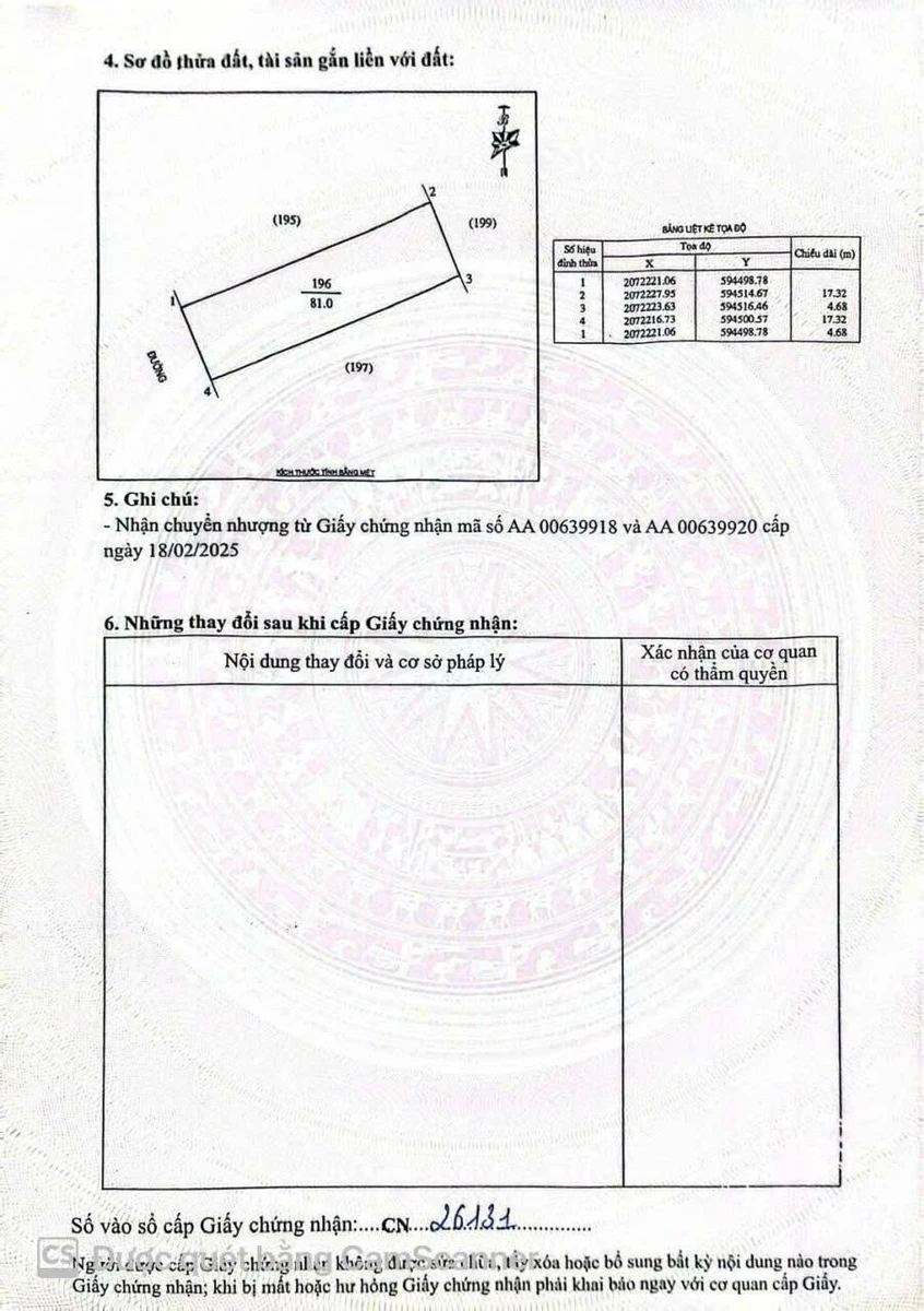 Bán đất mặt đường Nhân Nghĩa 81m² Phường Vinh Hưng - Ảnh thu nhỏ 2