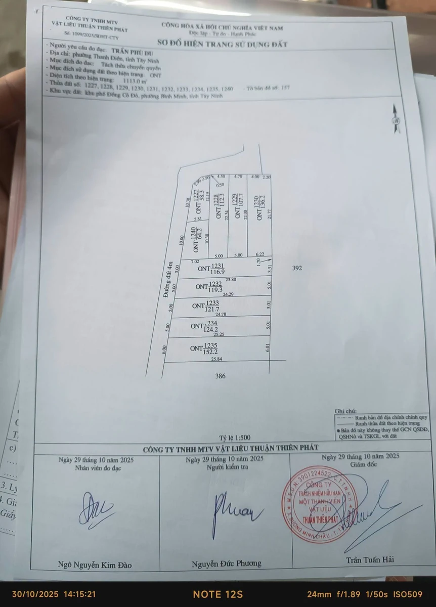 Bán đất lô góc 50m2 gần trường Cao đẳng sư phạm Tây Ninh - Ảnh thu nhỏ 3