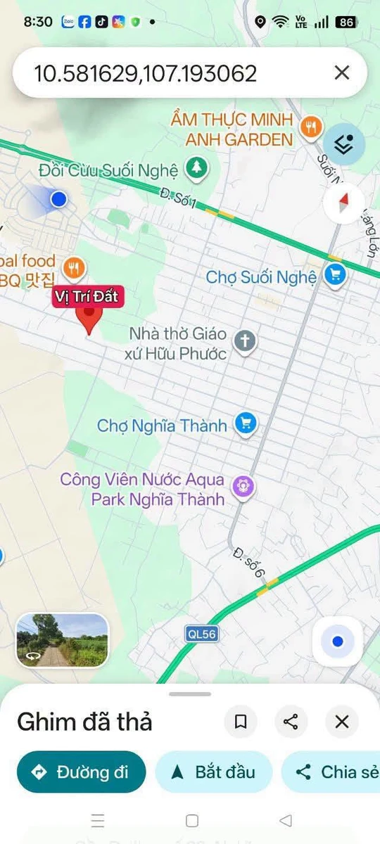Bán đất mặt tiền Đường 29, 100m2, Châu Đức, 640 triệu - Ảnh 1