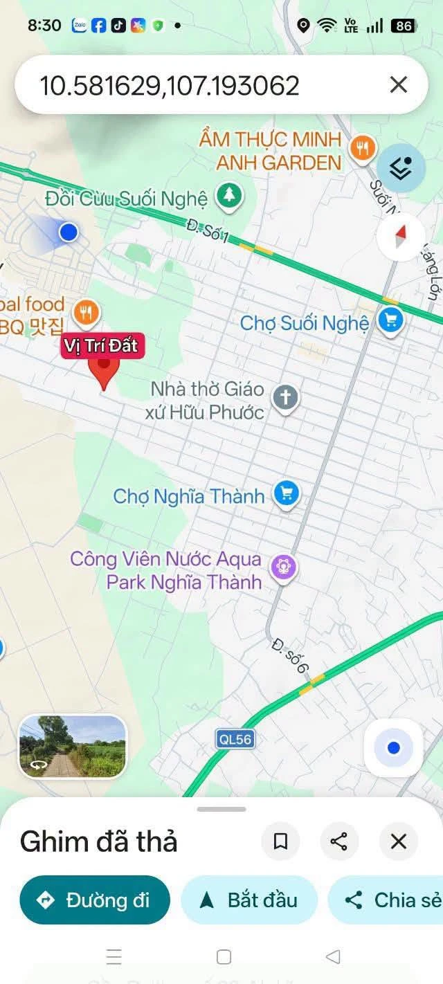 Bán đất mặt tiền Đường 29, 100m2, Châu Đức, 640 triệu - Ảnh 1