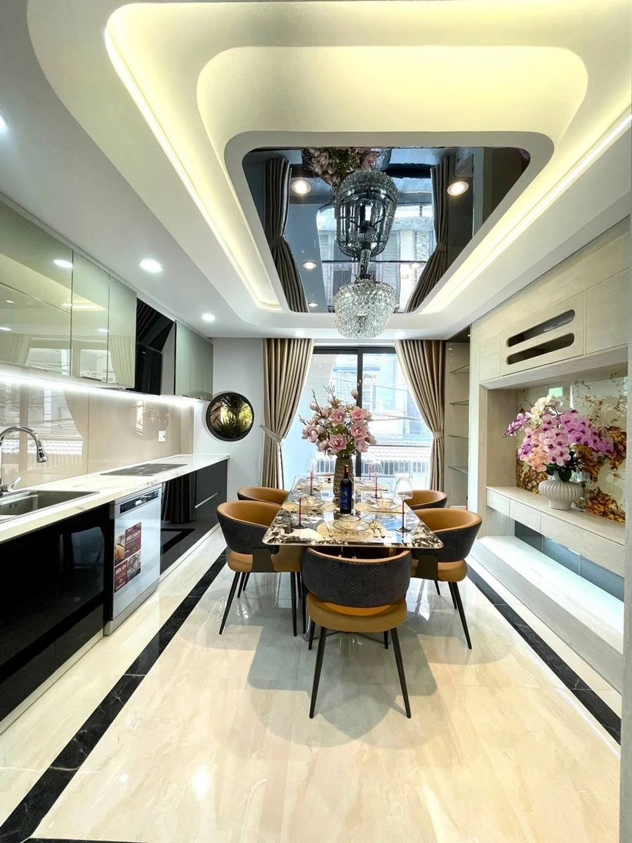Bán nhà 4x15m 1 trệt lửng 4 lầu thang máy, full nội thất, An Hội Tây, Gò Vấp - Ảnh thu nhỏ 4