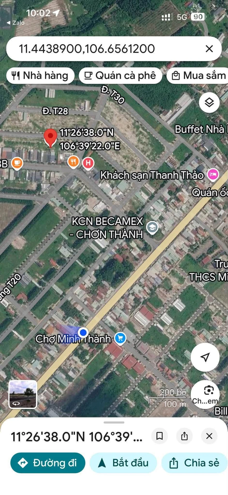 Bán đất nền Becamex Chơn Thành 150m2, 900 triệu - Ảnh 1