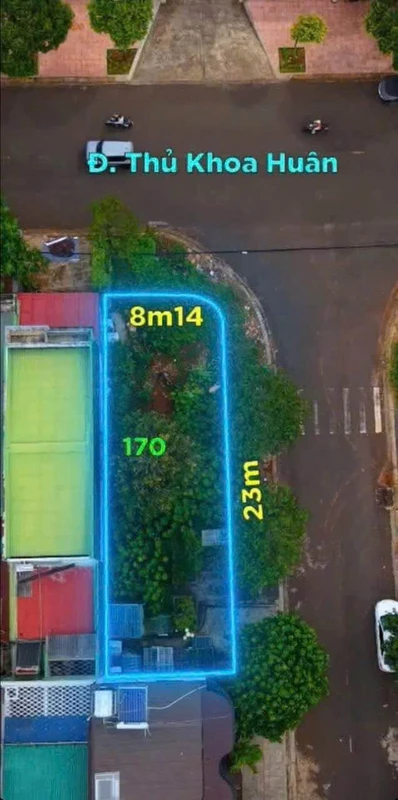 Bán đất 2 mặt tiền Thủ Khoa Huân, 187 m², 11,5 tỷ