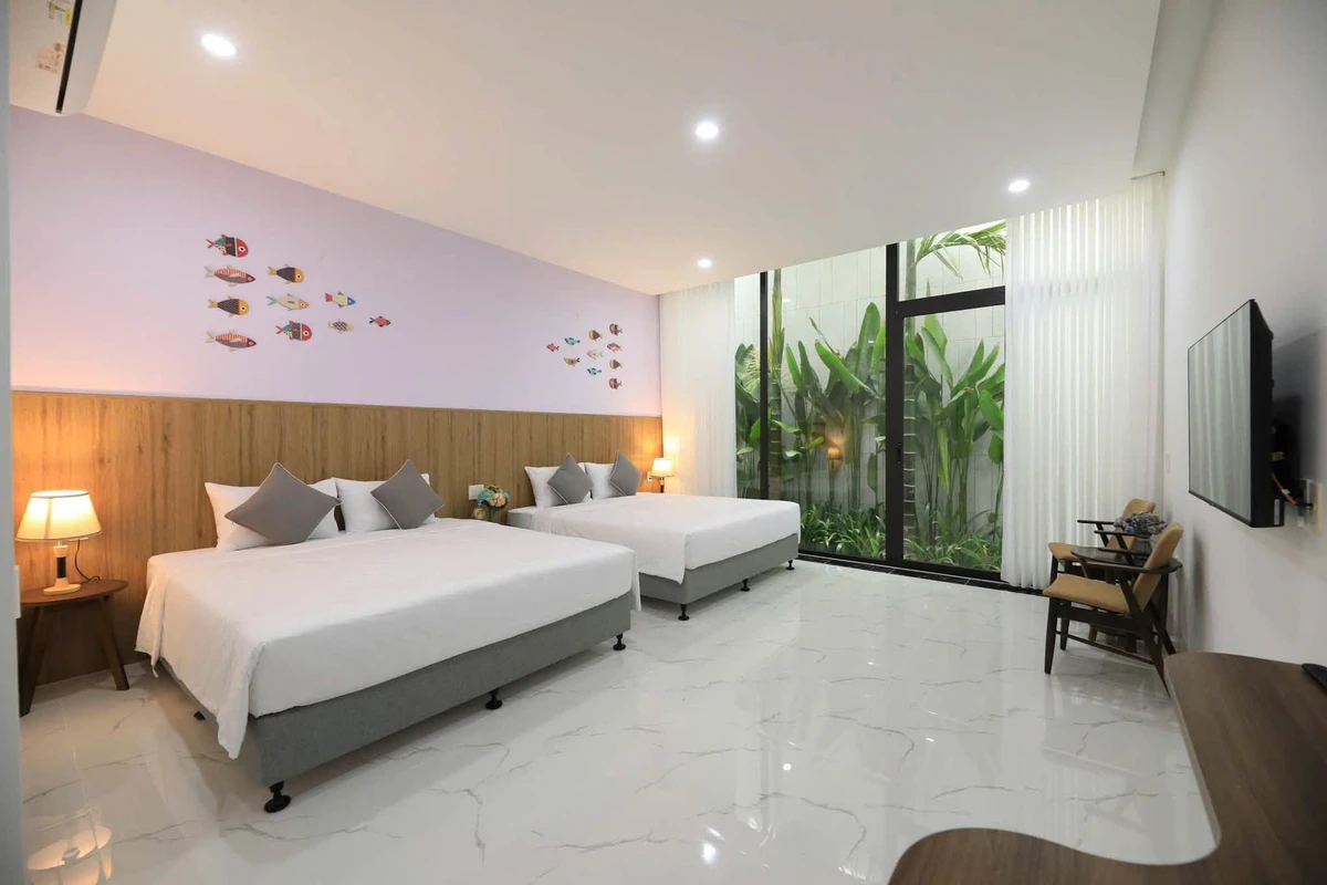 Cho thuê biệt thự sân vườn 350m2, 4 PN ở Sơn Trà gần biển - Ảnh thu nhỏ 2