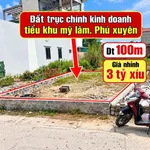Bán đất 100m² mặt tiền Mỹ Lâm, Phú Xuyên, 3 tỷ 250 triệu - Ảnh thu nhỏ 2