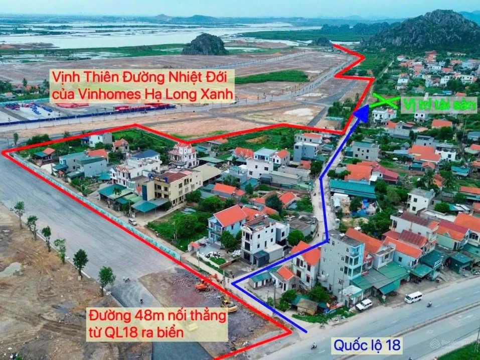 Đất full thổ cư sổ hồng riêng sát Vinhomes Hạ Long Xanh - Ảnh thu nhỏ 4