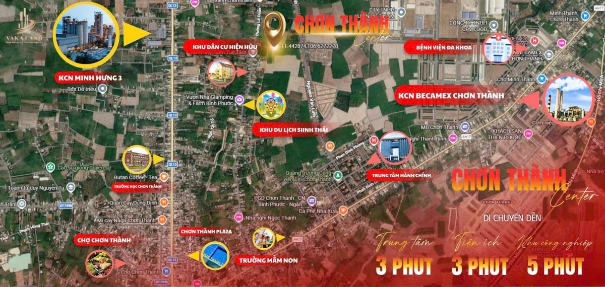 Bán đất thổ cư 223,9m² mặt tiền đường thông, giá 725 triệu tại Chơn Thành - Ảnh thu nhỏ 4