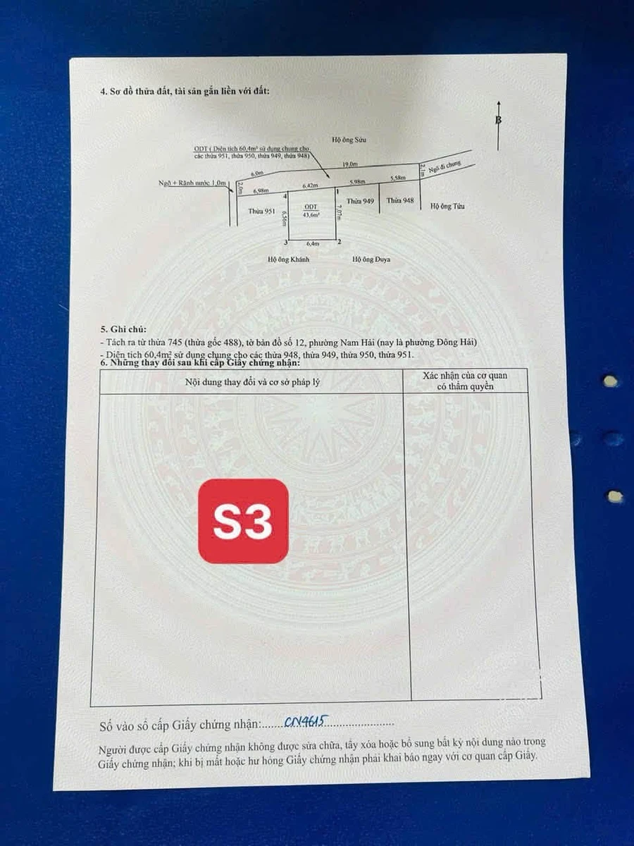 Bán đất Đông Phong Hải Phòng 43,6m² từ 1 tỷ - Ảnh thu nhỏ 5