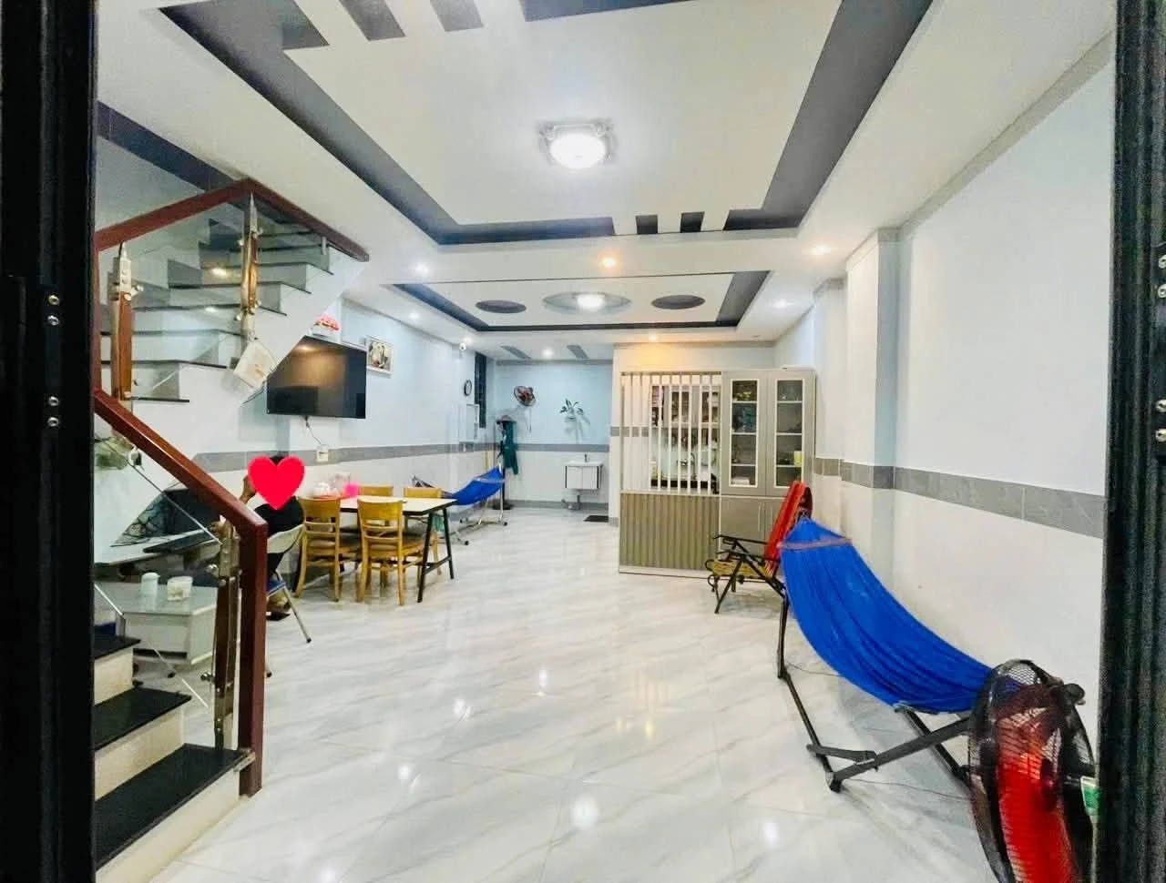 Bán nhà 1 trệt 1 lầu 2PN 120m2 Long Bình Chợ Điều - Ảnh 1