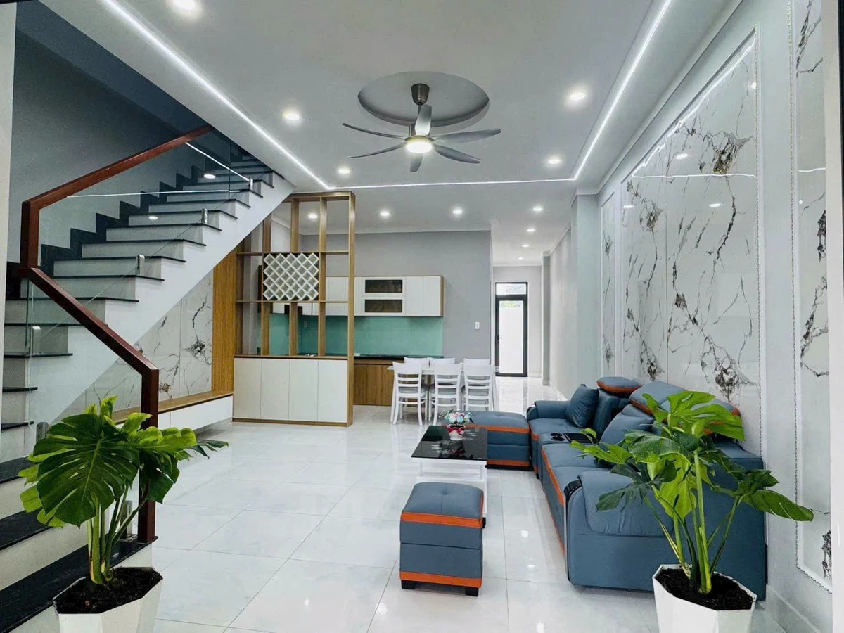 Bán nhà trệt lầu 3PN 100m2 khu phố 2, Phường Tân Định, Bến Cát, Bình Dương - Ảnh thu nhỏ 3