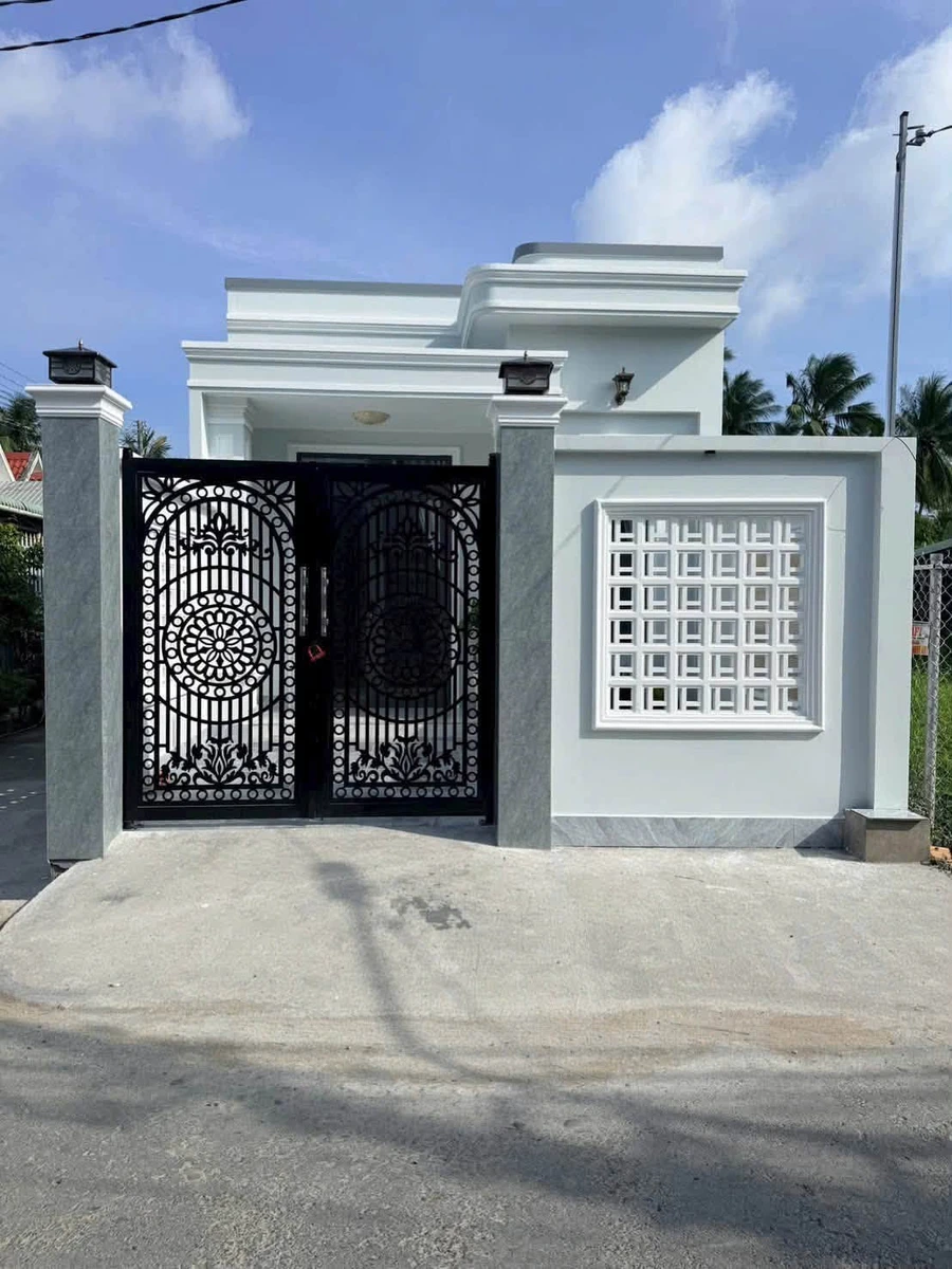 Bán nhà mới 100m2 2 mặt tiền Trần Văn Cầu, Vĩnh Long - Ảnh 1