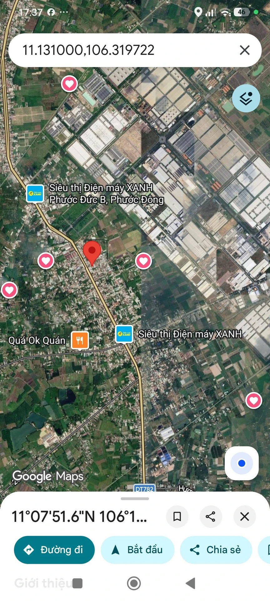 Bán đất mặt tiền kinh doanh 350m² KCN Phước Đông Tây Ninh - Ảnh 1