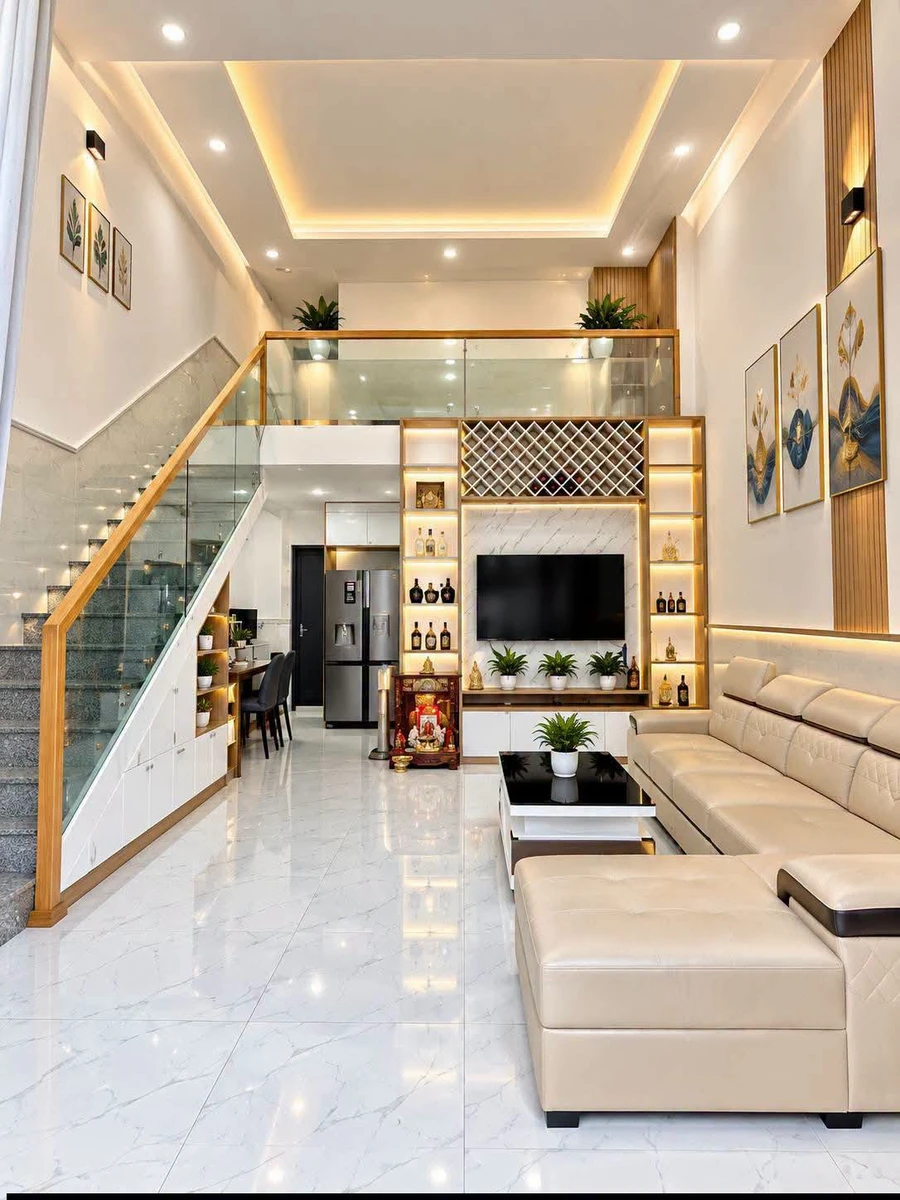 Bán nhà gác lửng 54m² 2PN 2WC Dĩ An Bình Dương - Ảnh thu nhỏ 2