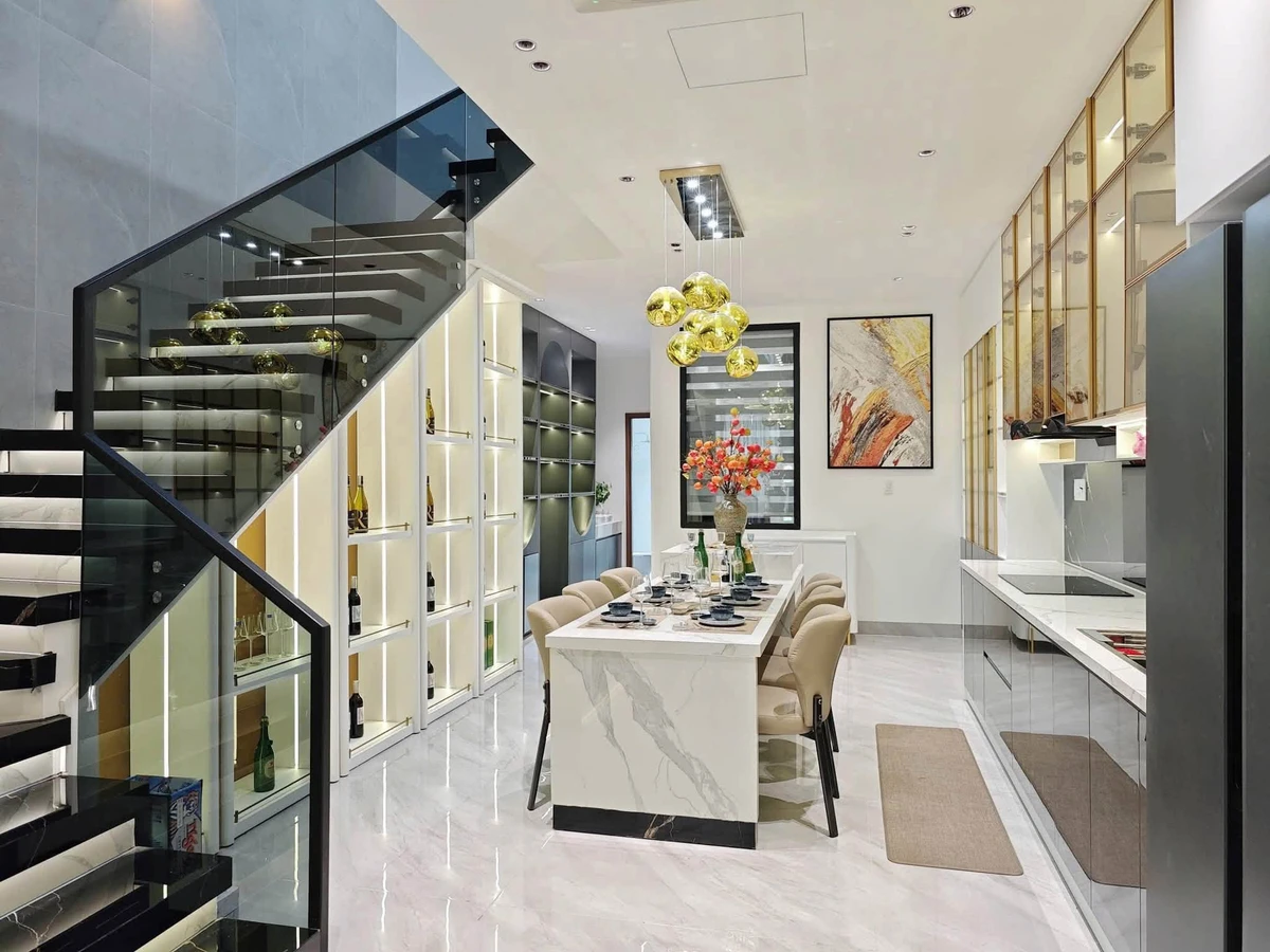 Bán nhà 3 tầng 3 mê 100m2 Hòa Xuân Đà Nẵng 8 tỷ 990 - Ảnh thu nhỏ 4