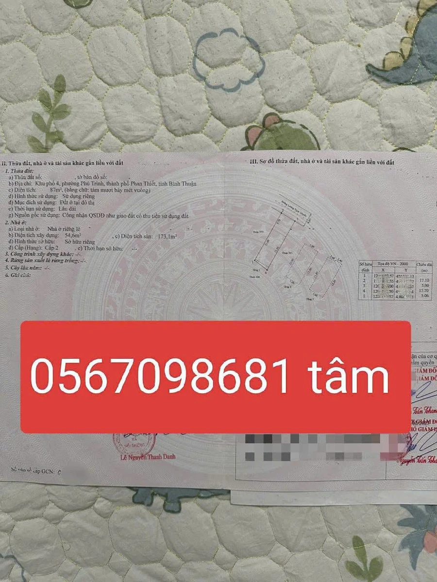 Bán nhà lầu mặt tiền 87m² mặt nước Phan Thiết - Ảnh thu nhỏ 2