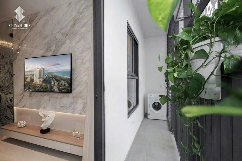 Bán căn hộ góc 2PN Simona Heights Quy Nhơn, 64.65m², view biển