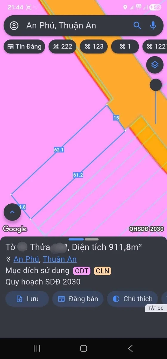 Bán khu nhà trọ 60 phòng mặt tiền Lê Thị Trung, phường An Phú, 921,5m2, giá 30 triệu/m2 - Ảnh thu nhỏ 3