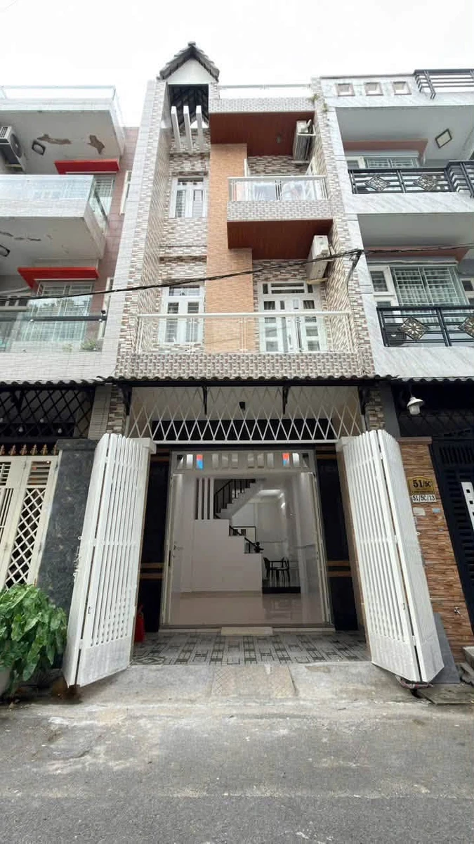Bán nhà 3 tầng hẻm 8m đường Gò Xoài, Bình Tân, 56m2, 4PN, giá nhỉnh 5 tỷ - Ảnh thu nhỏ 2