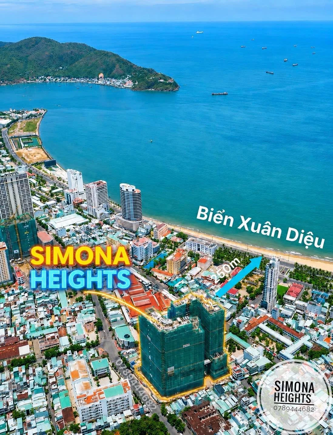Bán căn hộ 3PN full nội thất Simona Heights Quy Nhơn 94m², 3.8 tỷ - Ảnh 1