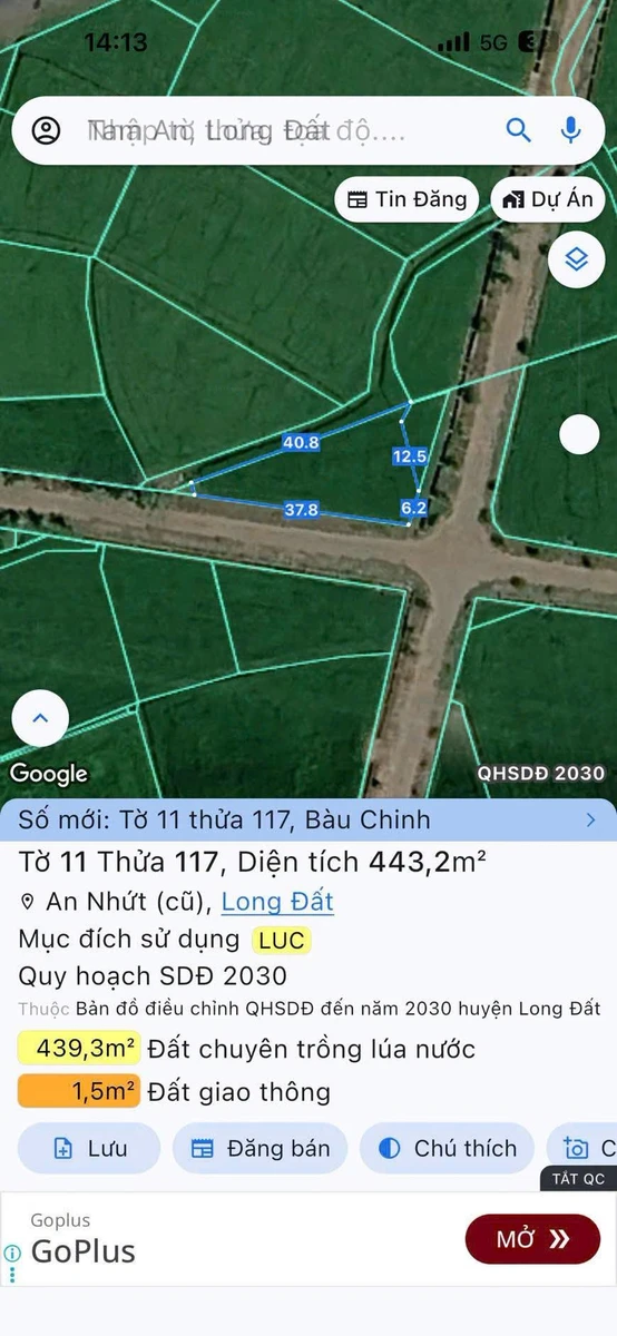 Bán lô đất góc 2 mặt tiền 515.5m² tại Long Đất, Vũng Tàu - Ảnh thu nhỏ 3
