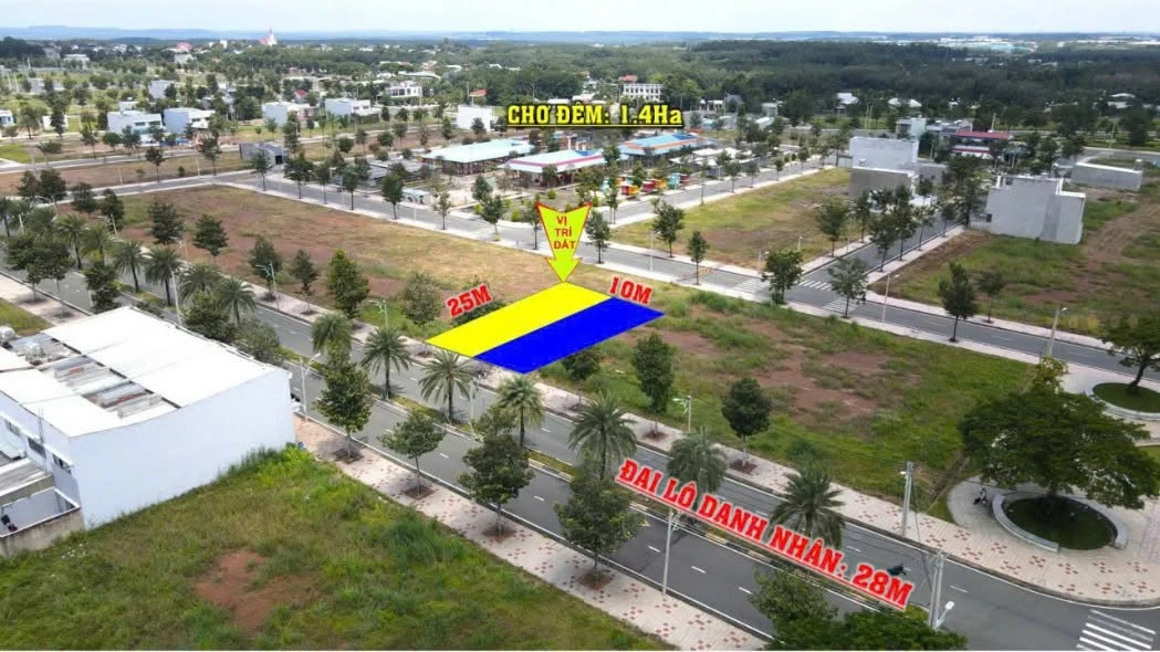 Bán nền đất 125m² mặt tiền 28m, Đồng Xoài, Bình Dương, giá 1,15 tỷ - Ảnh thu nhỏ 4