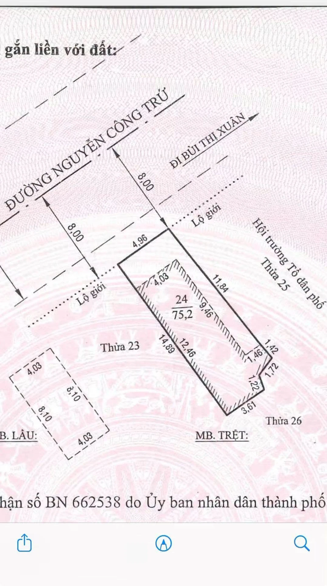Bán nhà mặt tiền Nguyễn Công Trứ Đà Lạt 75m² 16 tỷ - Ảnh 1