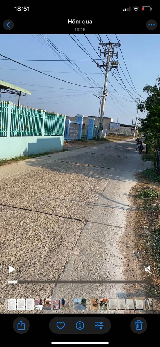Bán đất 100m2 mặt tiền xã Hàm Thuận 330 triệu - Ảnh thu nhỏ 2