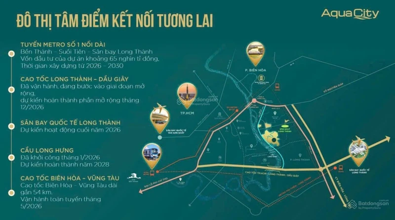 Giá 25 tỷ cho căn villas view sông lớn (sông Buông) tại Aqua City trong tháng 9 này, DT: 15mx25m