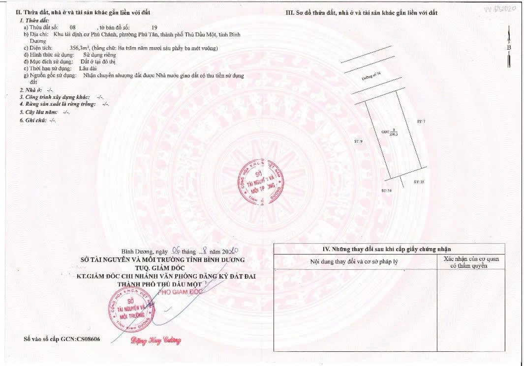 Bán đất 356m2 tại KP Phú Tân 2, Bình Dương 6 tỷ - Ảnh thu nhỏ 2